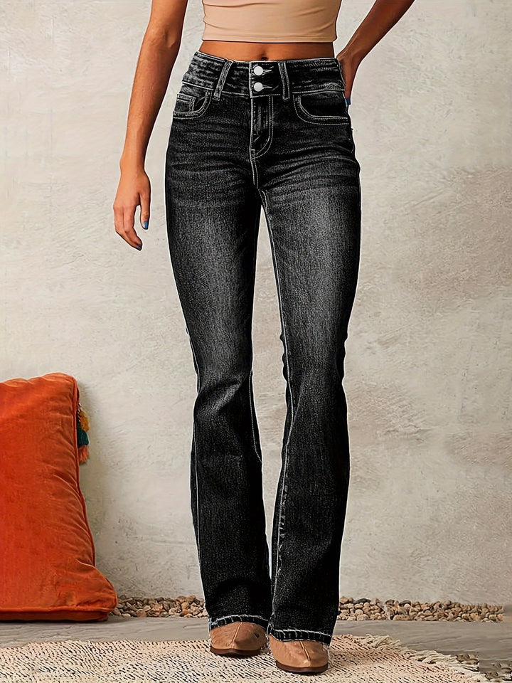 Amelise | Trendy Flare Jeans