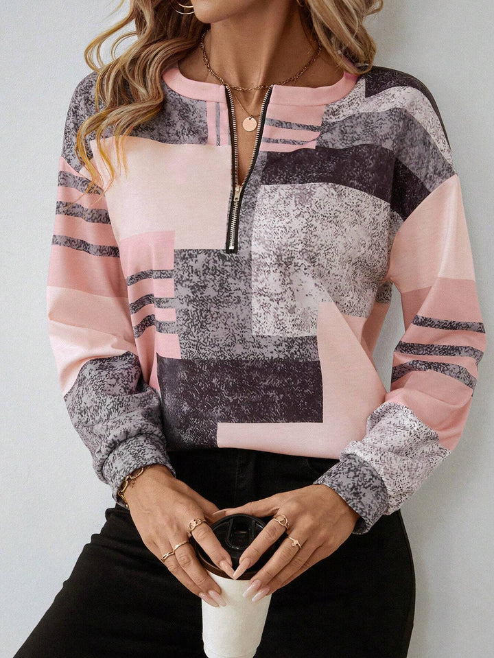 Auralie | Abstract Pattern Blouse