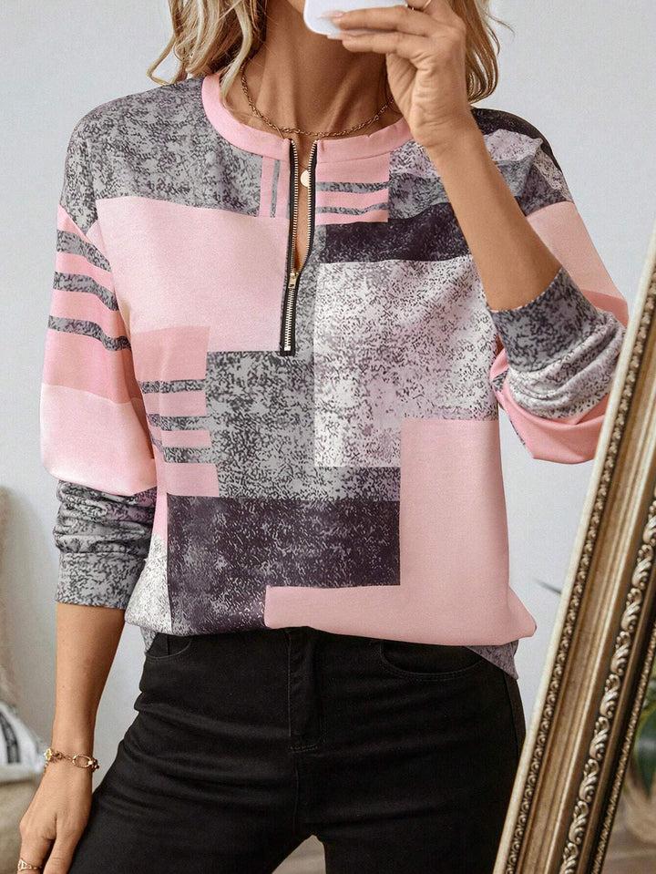 Auralie | Abstract Pattern Blouse