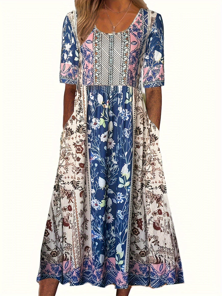 Aileen -  Boho Midi Dress