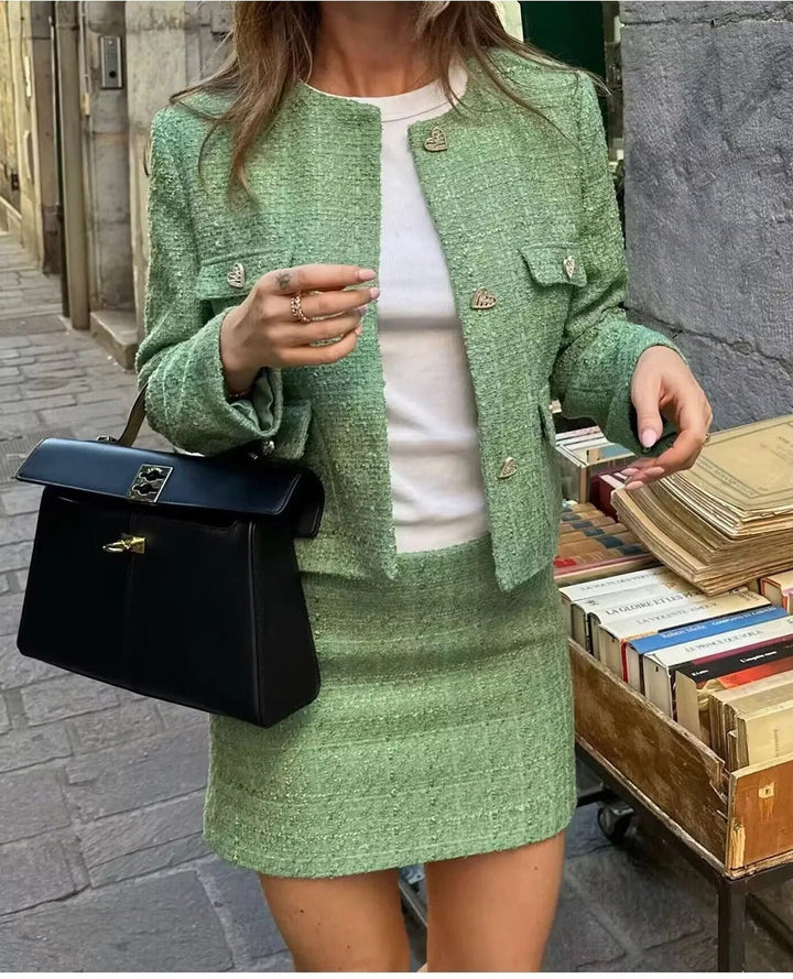 Seraphina - Vintage Textured Two-Piece Set