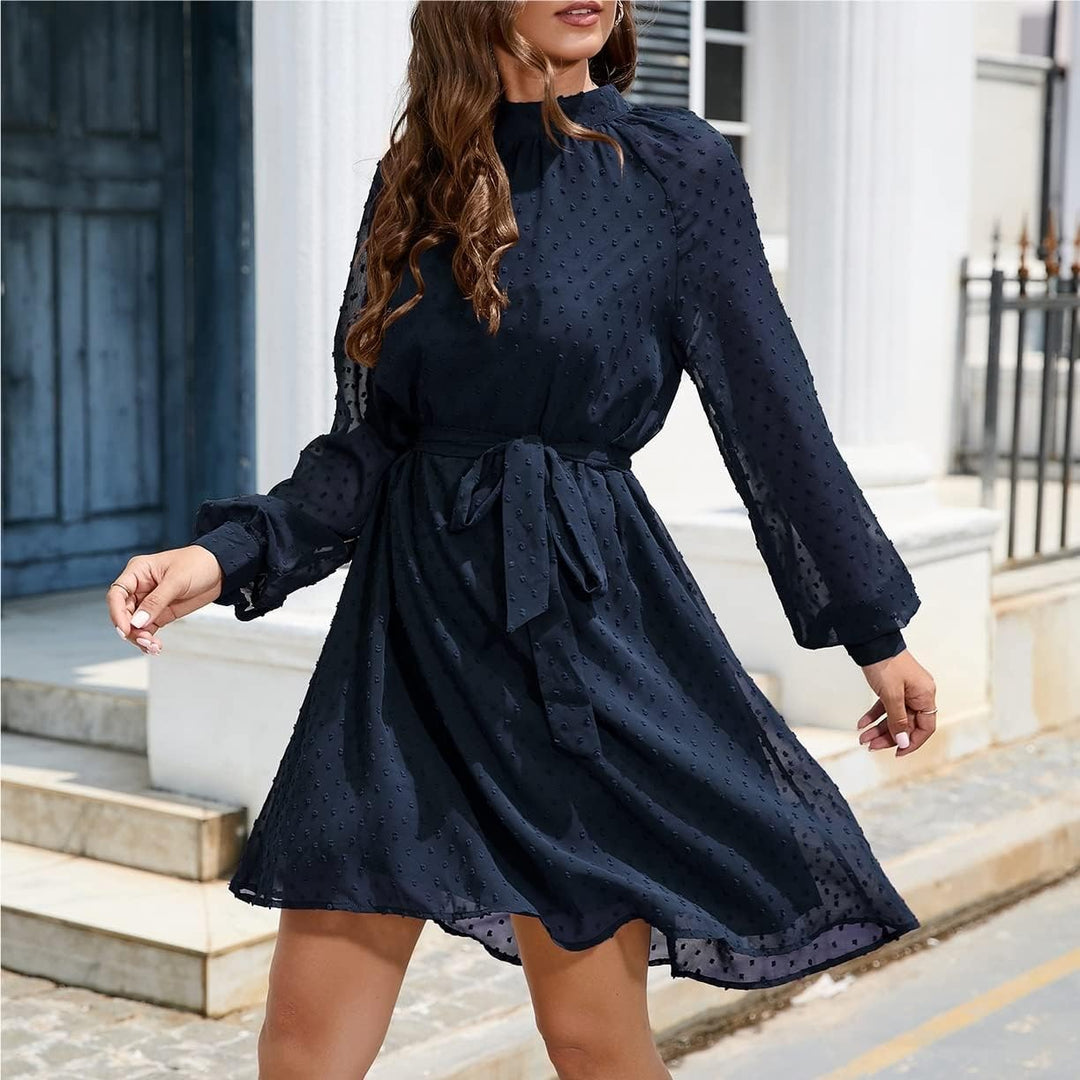 Jennie - Casual Long Sleeve Mini Dress