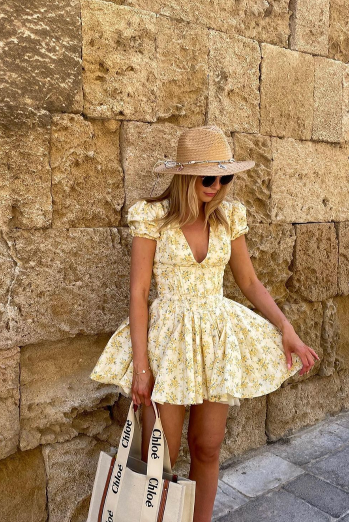 Vivienne™ | Floral Mini Dress
