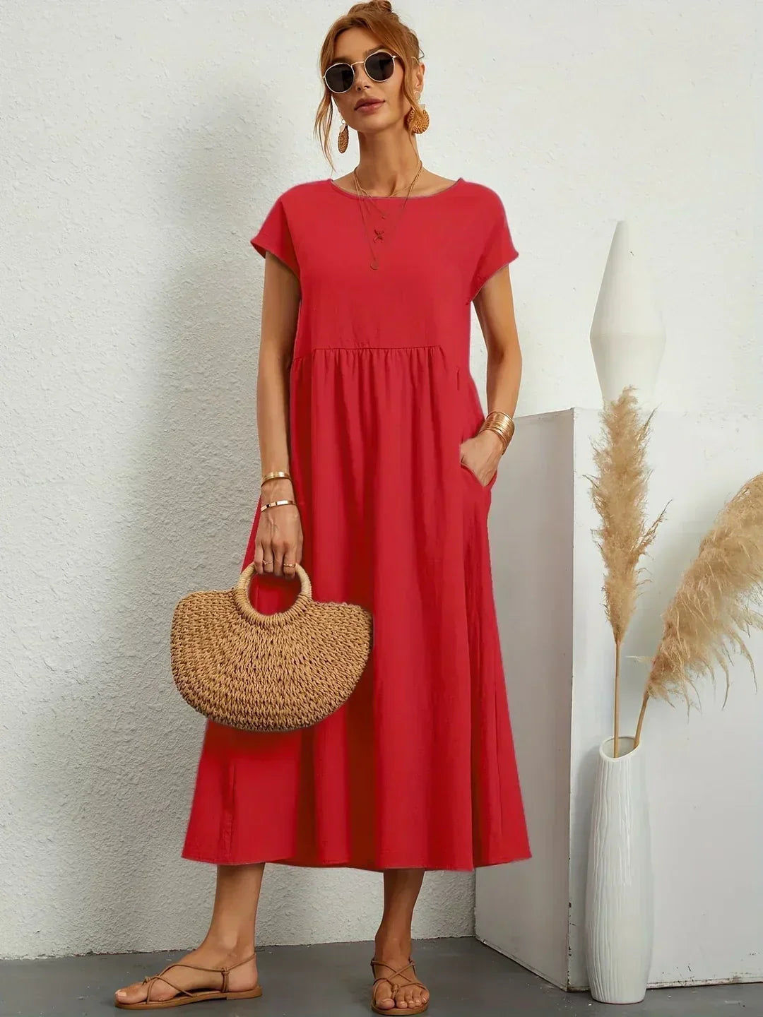 Sarina - Soft Cotton Dress