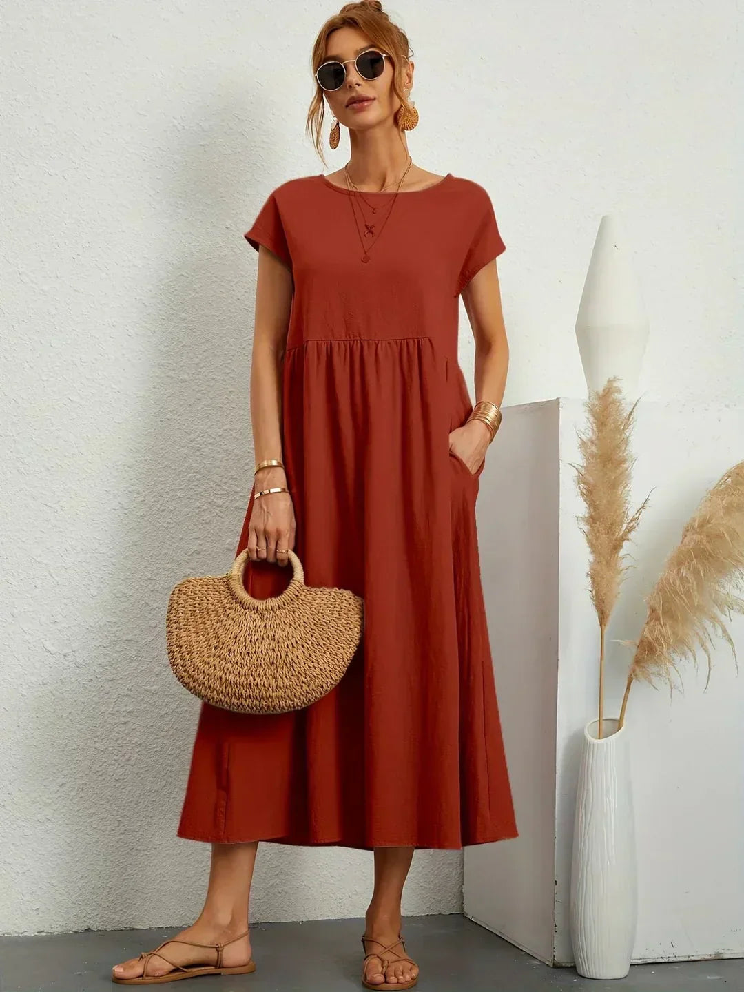 Sarina - Soft Cotton Dress