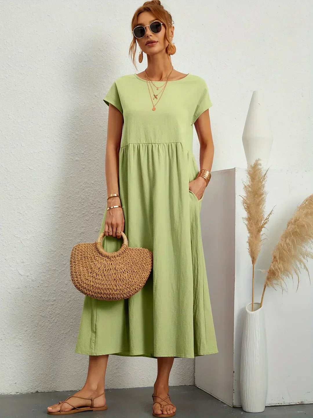 Sarina - Soft Cotton Dress
