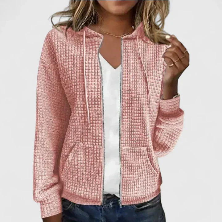 Calienne | Cozy Waffle Hoodie