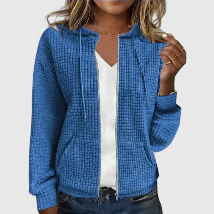 Calienne | Cozy Waffle Hoodie