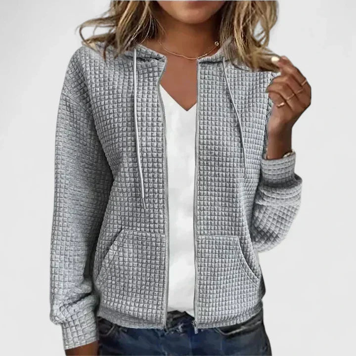 Calienne | Cozy Waffle Hoodie