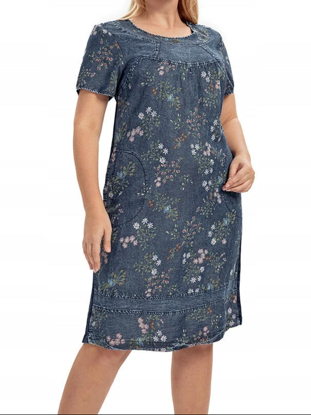 Jovie - Plus Size Denim Dress