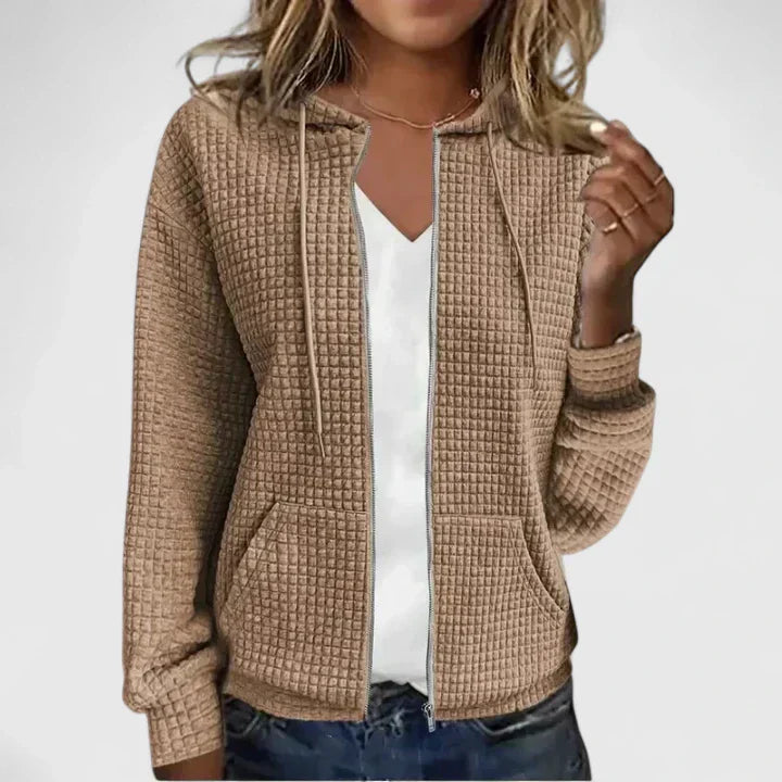 Calienne | Cozy Waffle Hoodie
