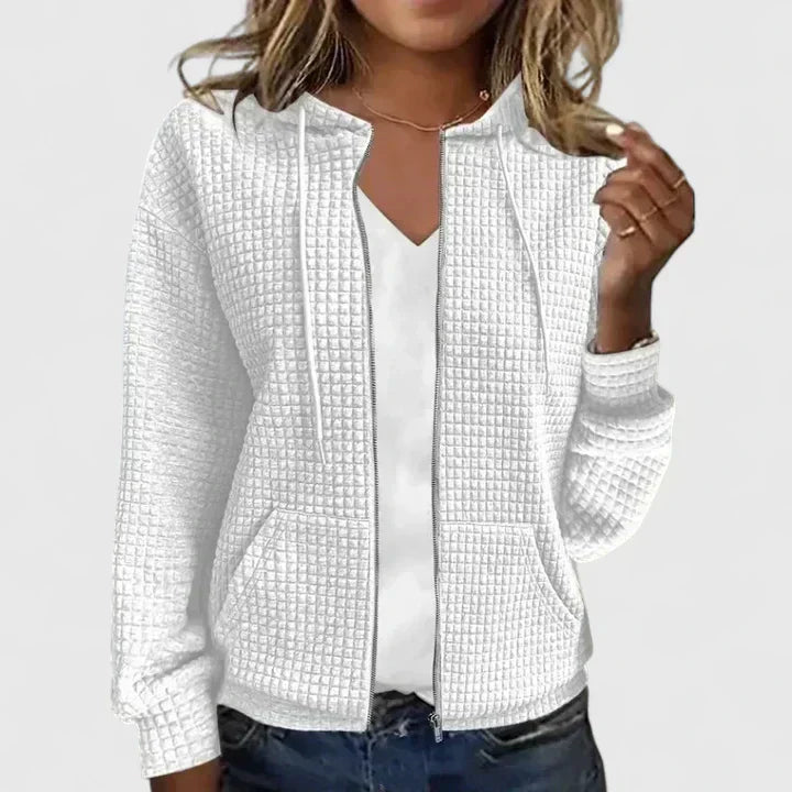 Calienne | Cozy Waffle Hoodie