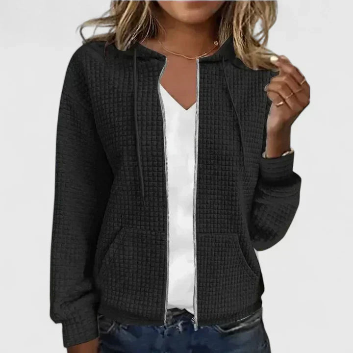 Calienne | Cozy Waffle Hoodie