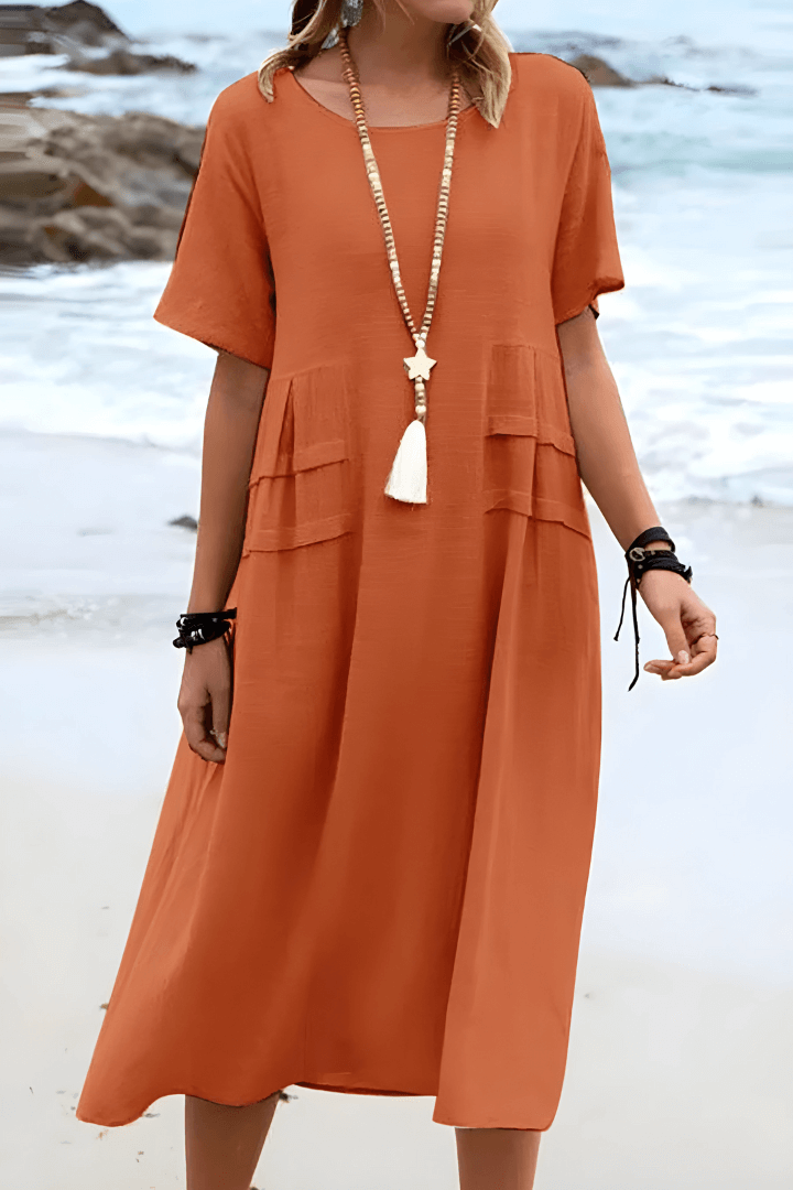 Elora - Summer Linen Dress