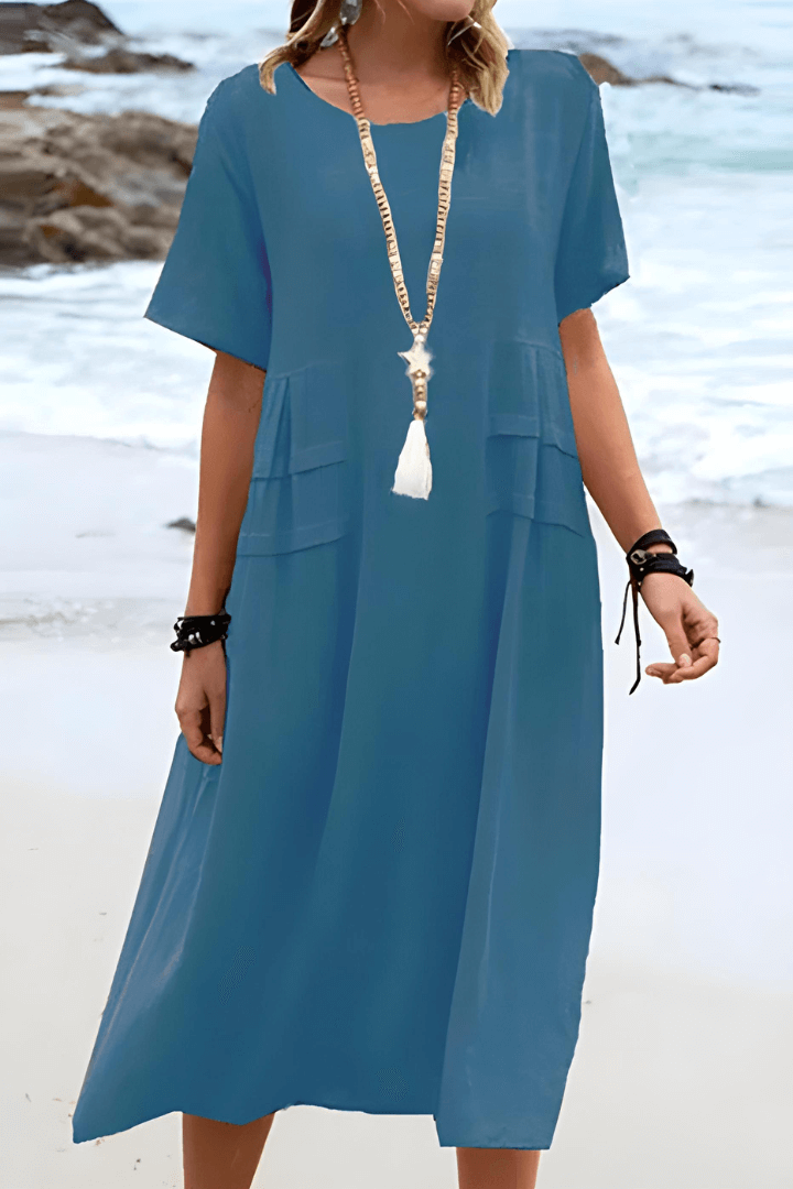 Elora - Summer Linen Dress