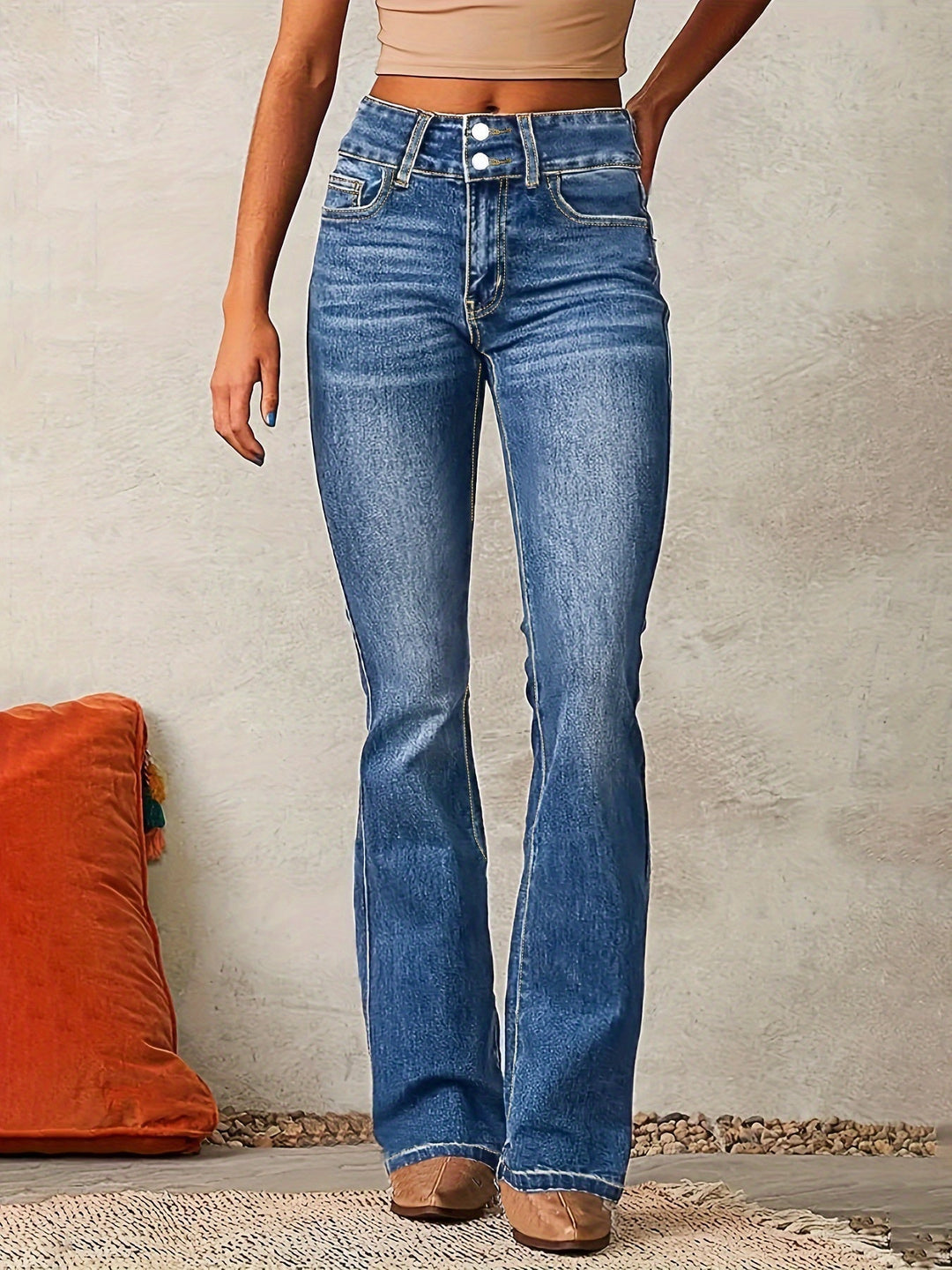 Amelise | Trendy Flare Jeans