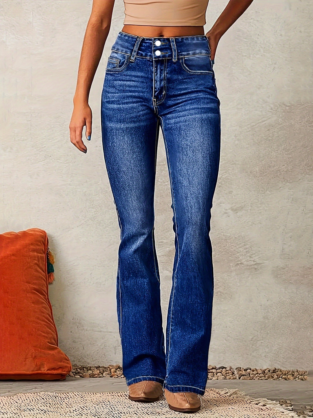 Amelise | Trendy Flare Jeans